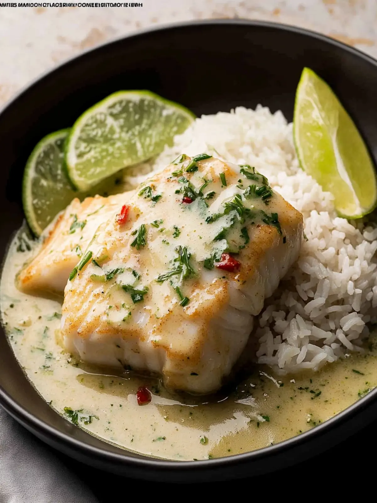Irresistible Miso-Coconut Poached Cod with Pandan Rice