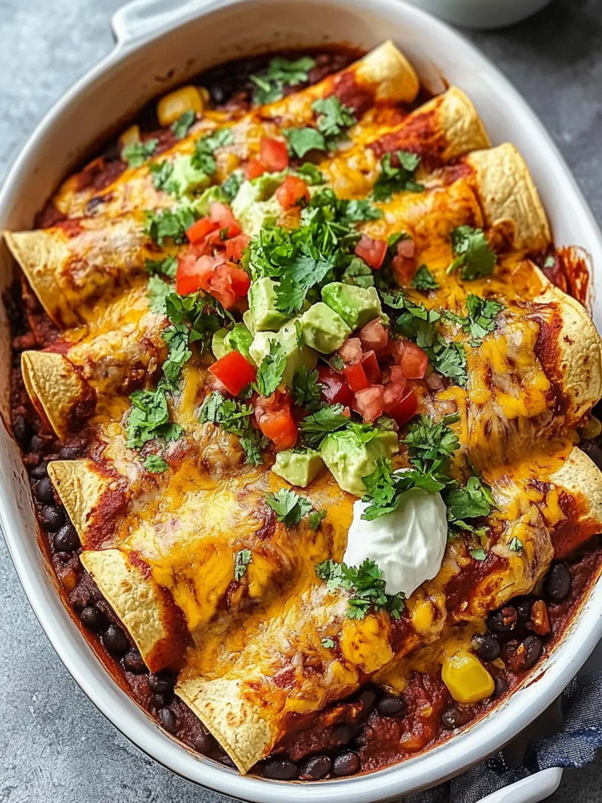 Easy Vegetarian Black Bean Enchiladas for a Delicious Dinner