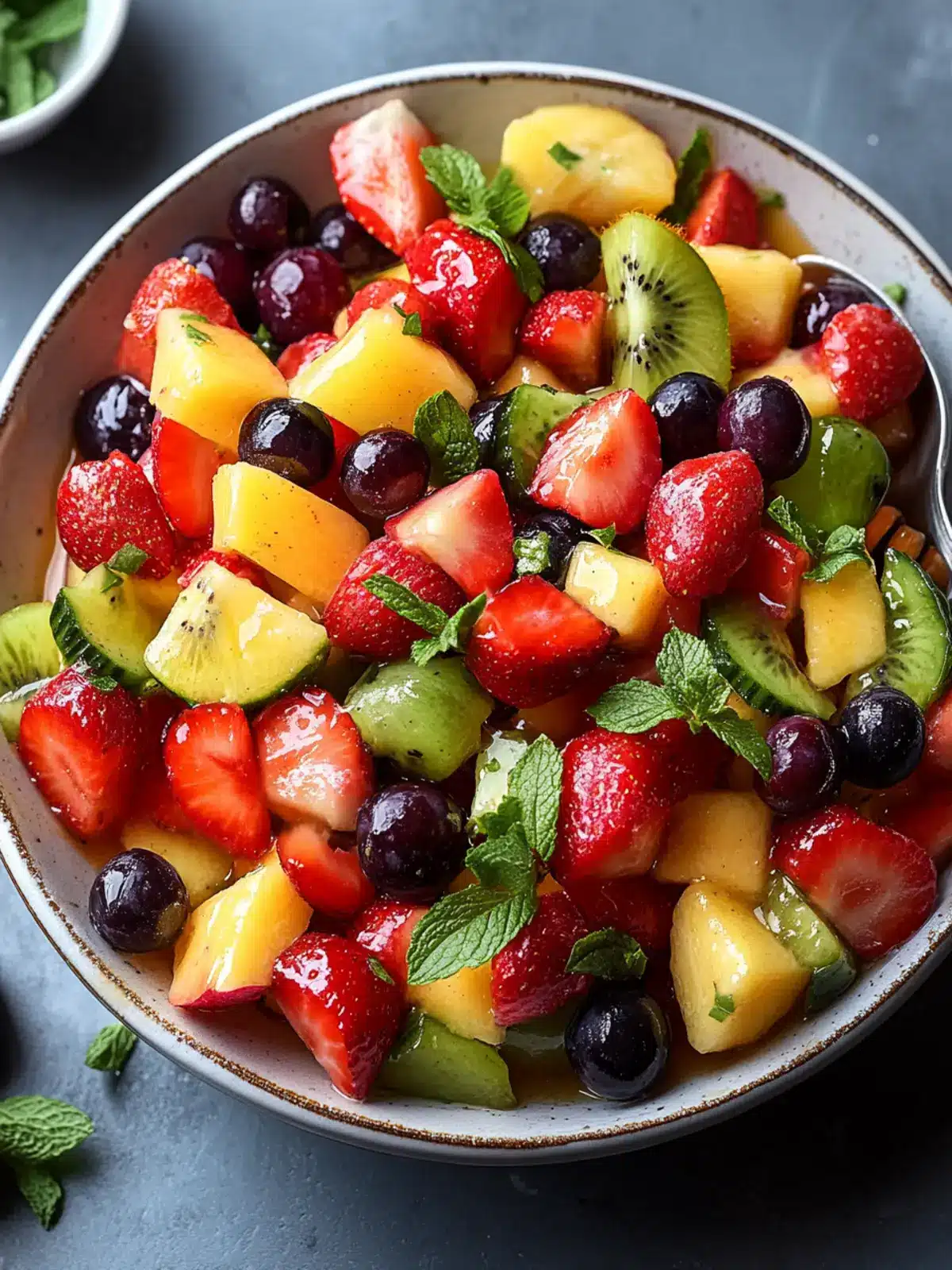 Spring Fuit Ultimate Spring Fruit Salad with Honey Citrus Dressing: Refreshing
