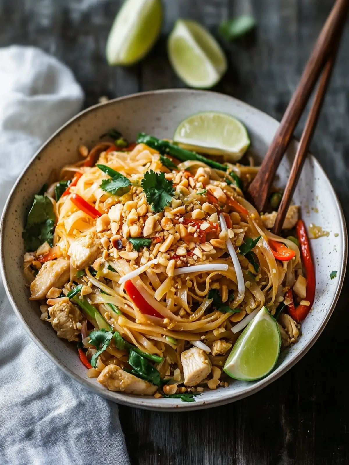 Easy Chicken Pad Thai: A Delicious Quick Dinner Recipe