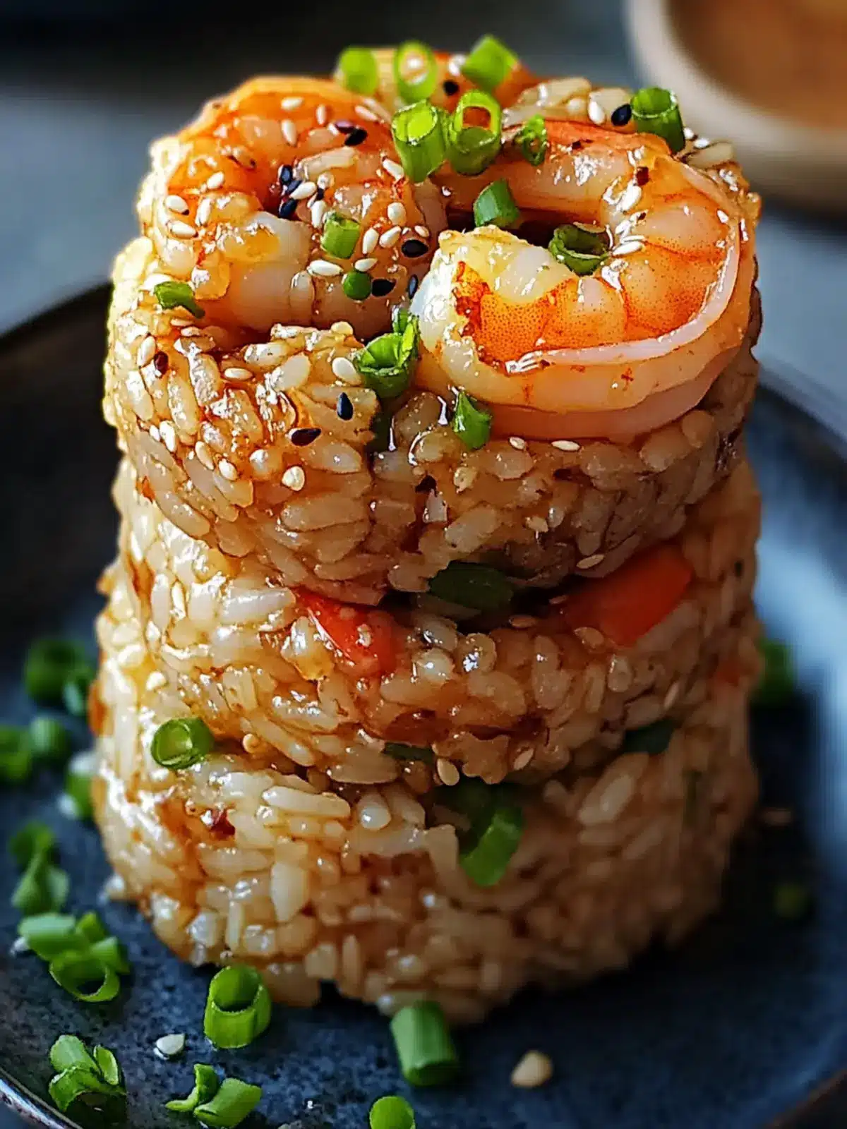 Easy Sesame Garlic Shrimp Rice Stacks: A Delicious Delight