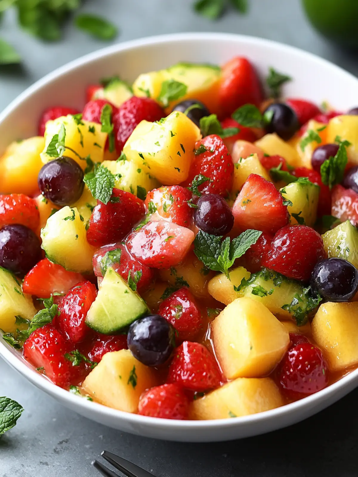 Ultimate Spring Fruit Salad with Honey Citrus Dressing: Refreshing