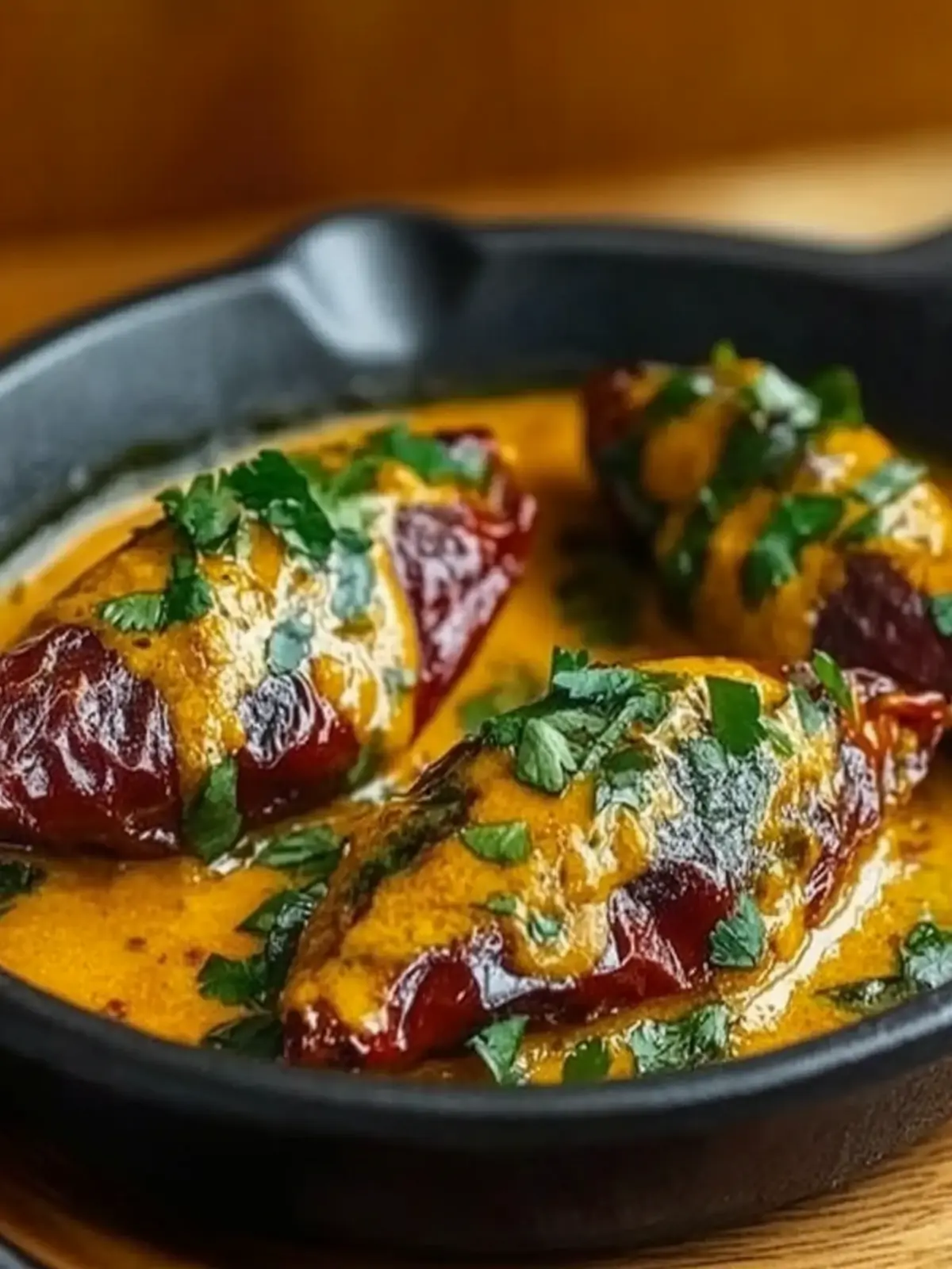 Chili Ranchero Irresistible Chile Rellenos with Roasted Tomato Ranchero Sauce