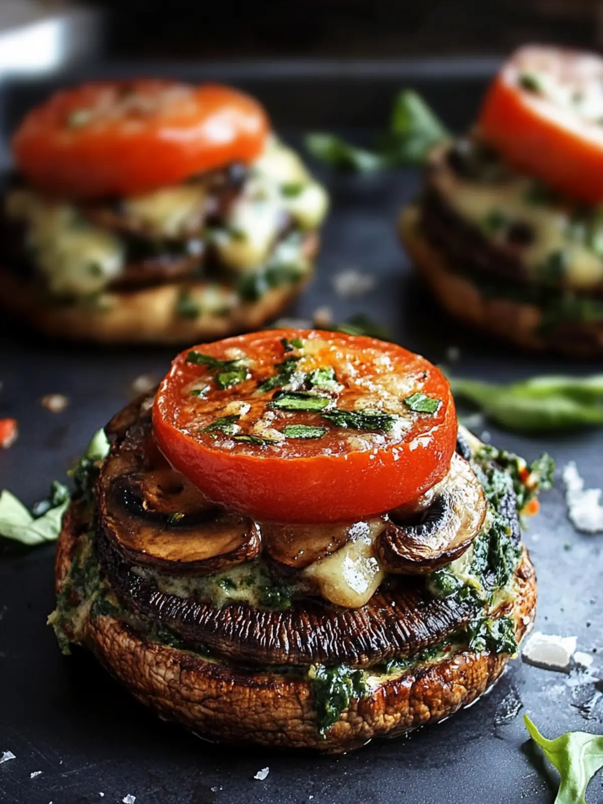 Irresistible Portabella Veggie Burger Mushroom Melts to Enjoy