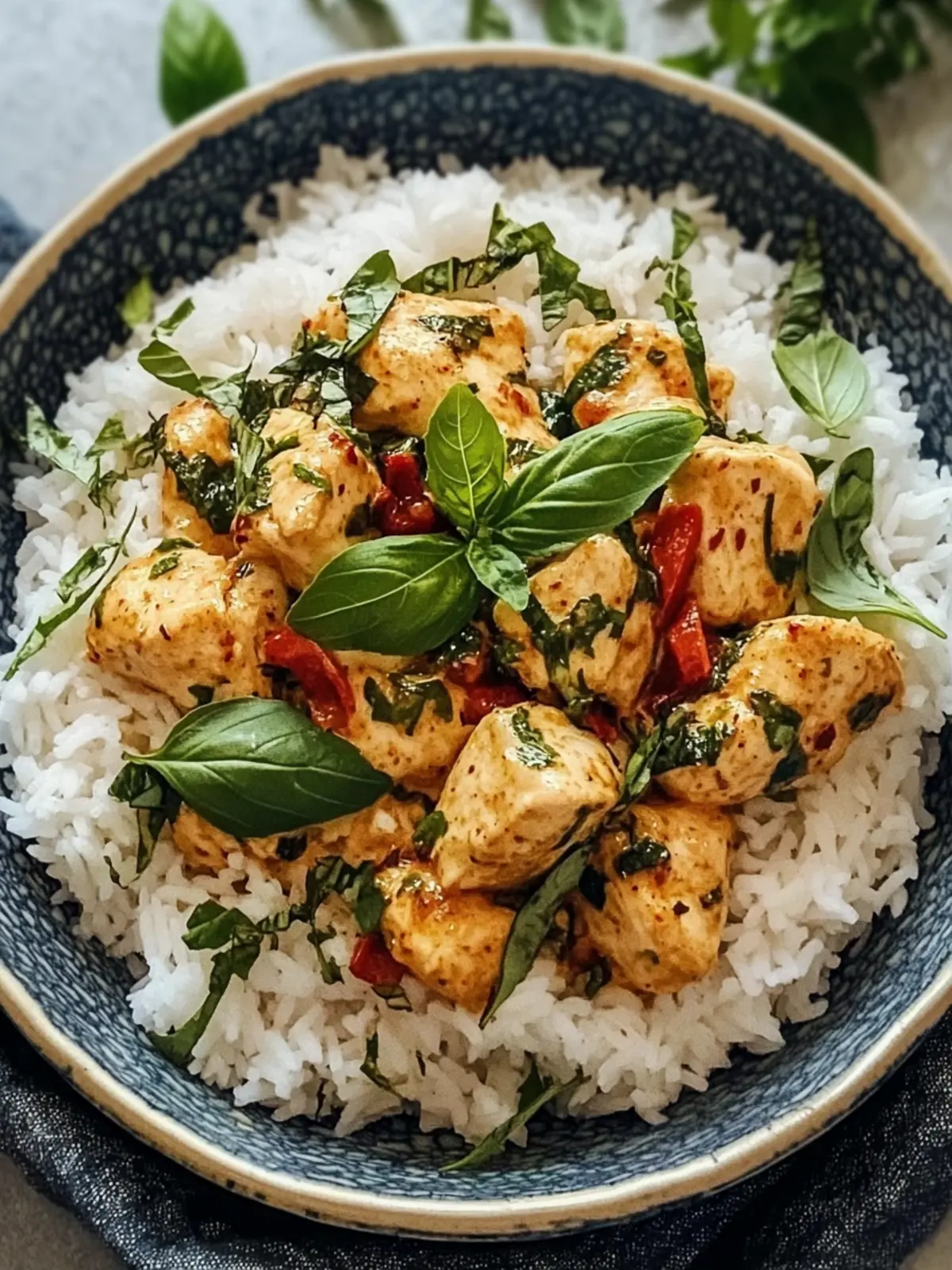 Ultimate Spiced Coconut Basil Chicken & Rice for Comforting Nights