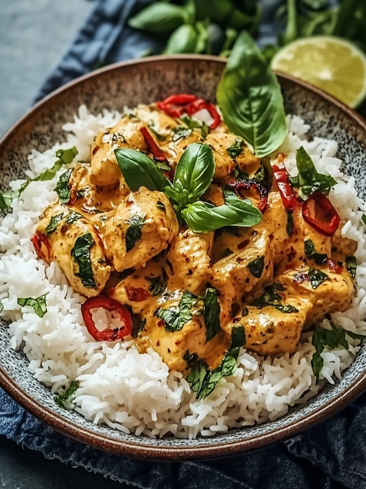 Ultimate Spiced Coconut Basil Chicken & Rice for Comforting Nights
