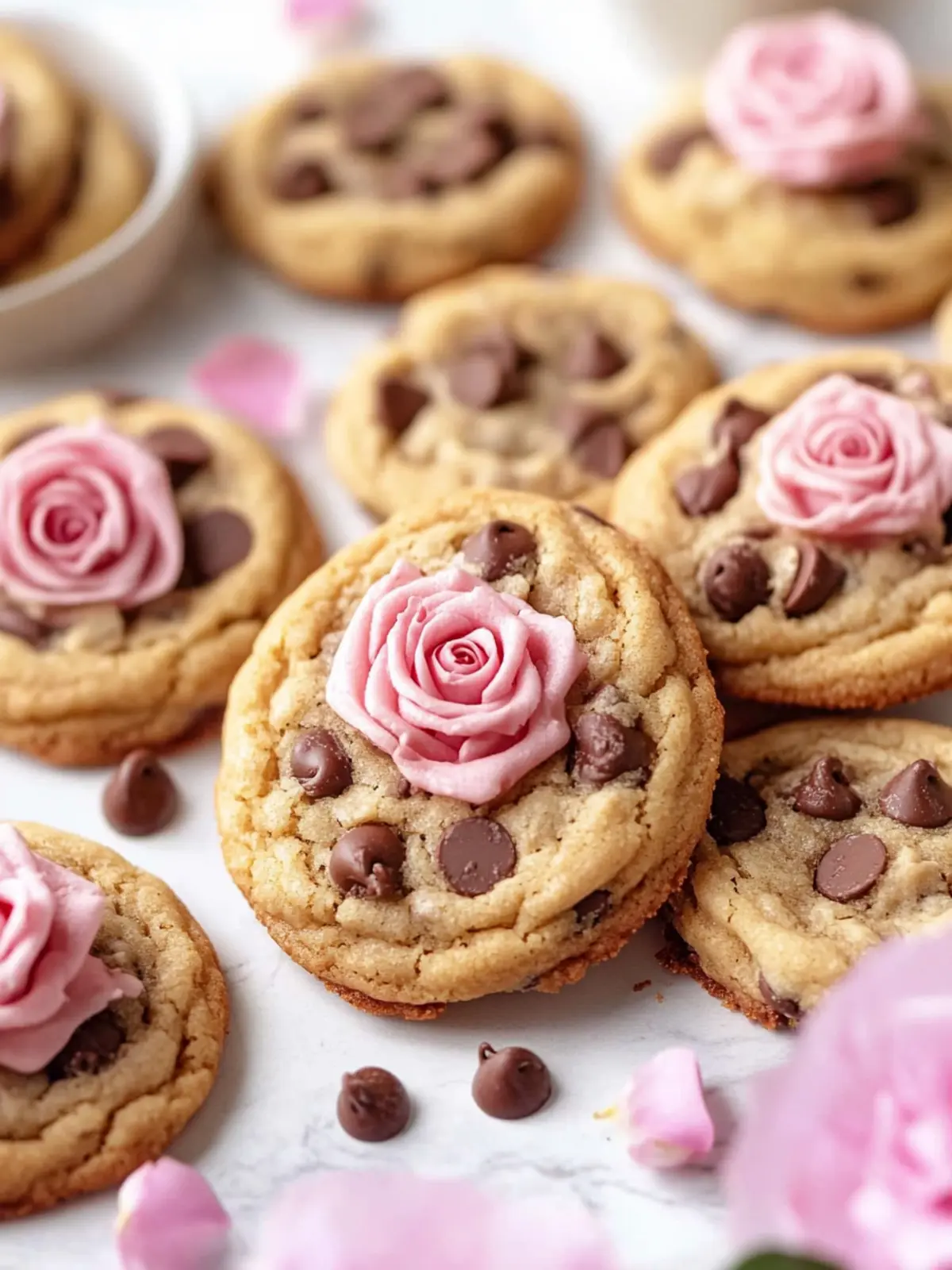 Ultimate Rose Chocolate Chip Cookies: Deliciously Floral & Chewy