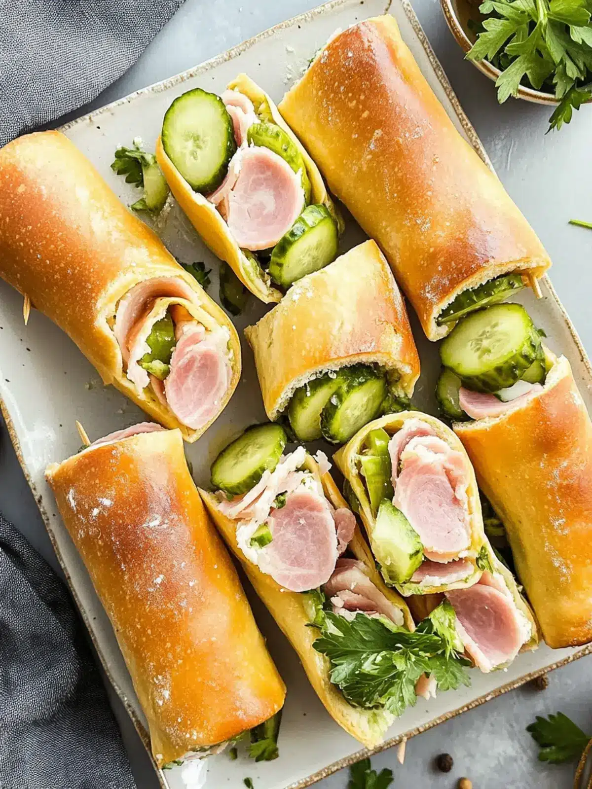 Irresistible Low Carb Pickle Ham Rolls for Easy Snacking