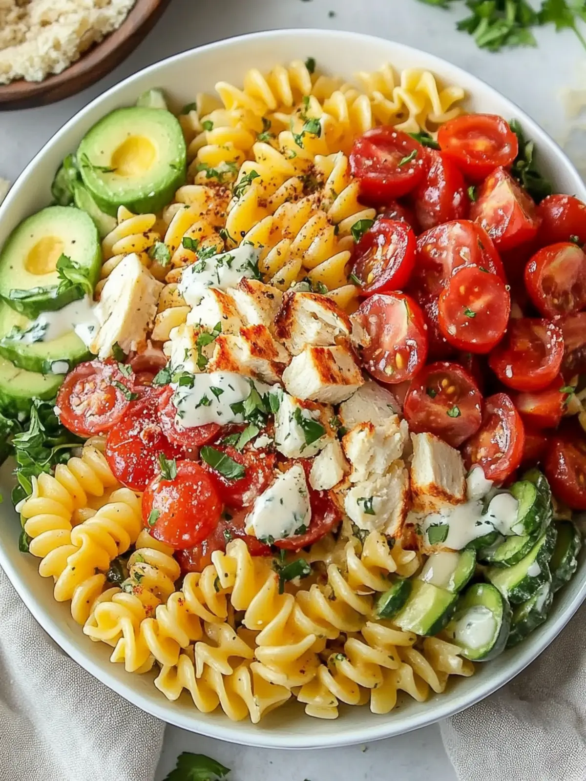 Easy Cobb Pasta Salad: A Creamy and Delicious Delight