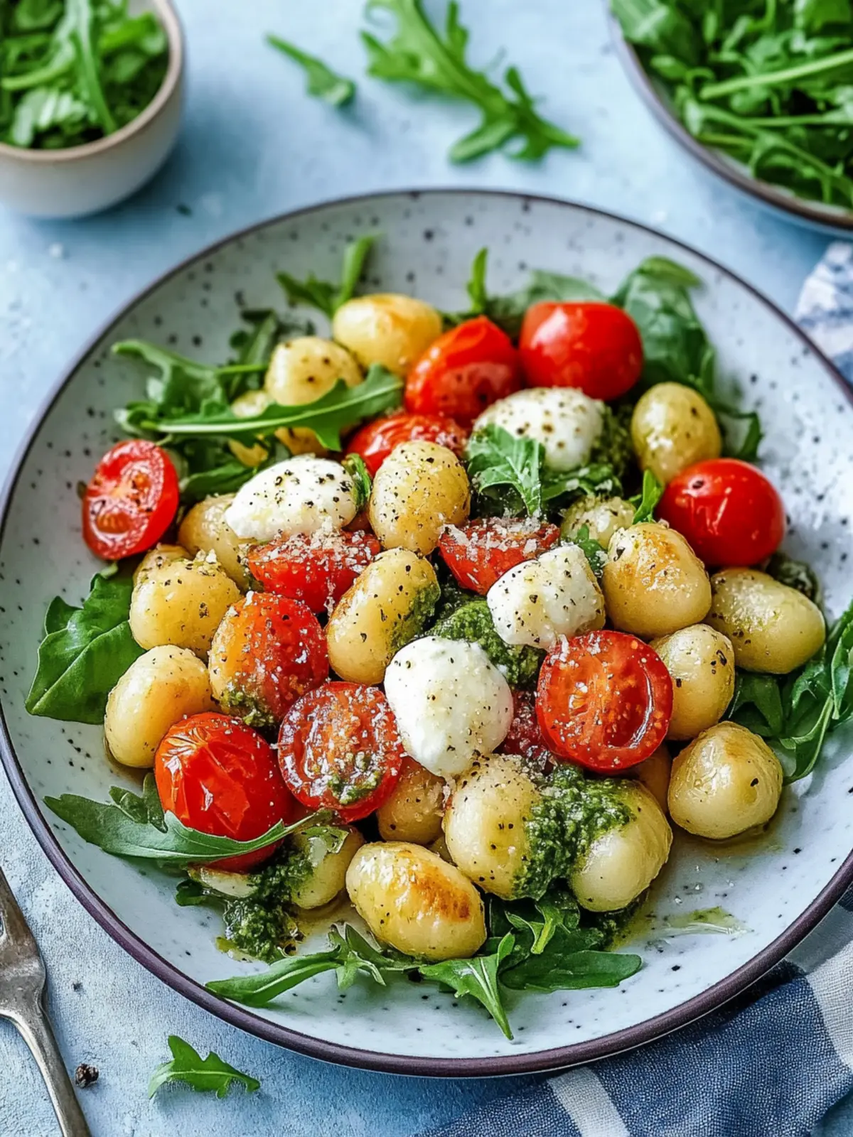 Ultimate Roasted Gnocchi Salad with Basil Pesto – Deliciously Light