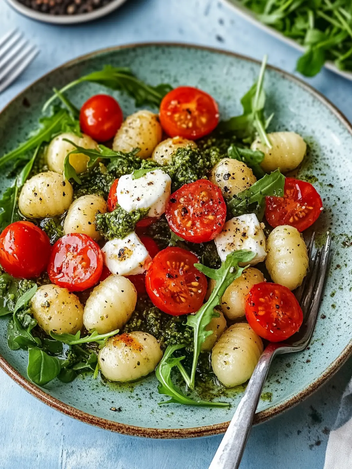 Ultimate Roasted Gnocchi Salad with Basil Pesto – Deliciously Light