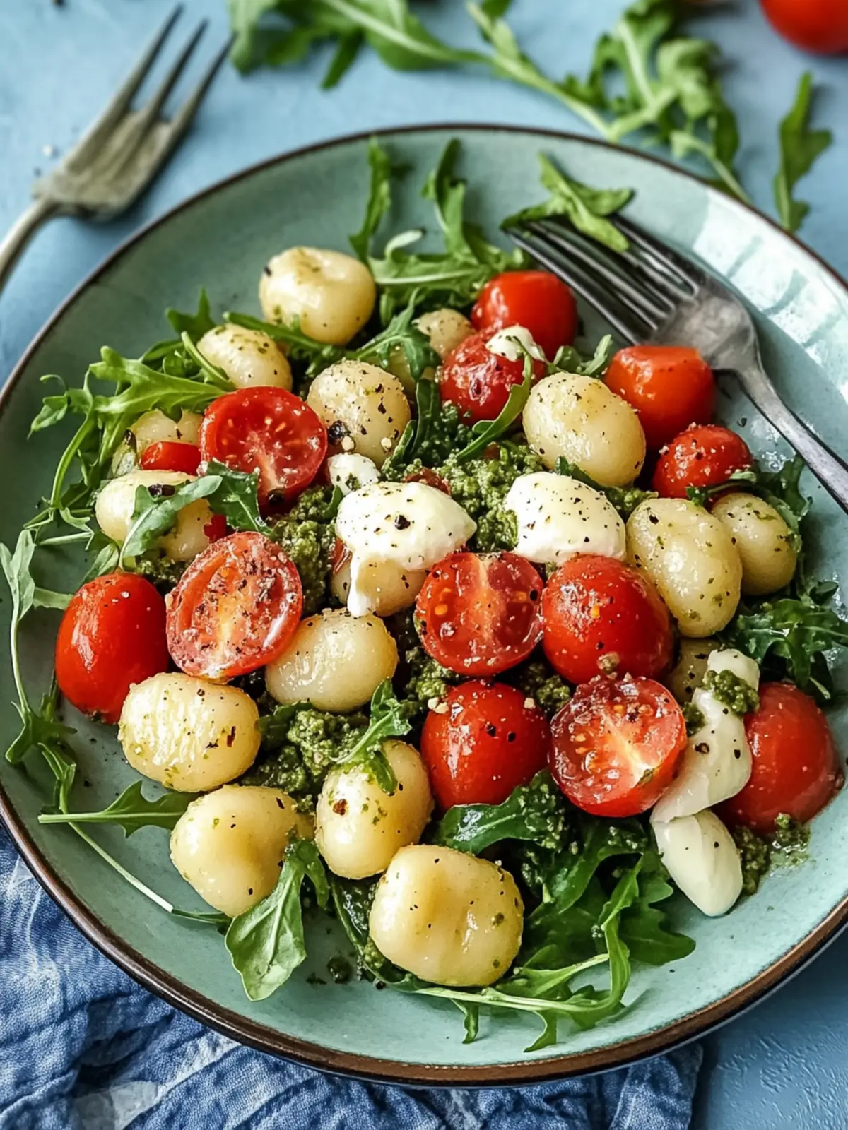 Ultimate Roasted Gnocchi Salad with Basil Pesto – Deliciously Light